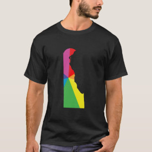 T-shirt fierté du Delaware. à angles