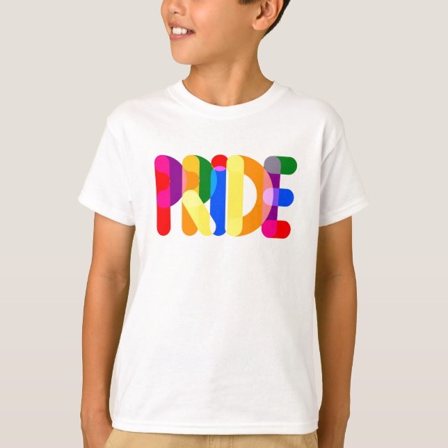 T-shirt Fierté du design (Devant)