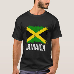 T-shirt Fierté du drapeau jamaïcain vintage