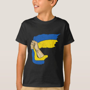 T-shirt Fierté du drapeau ukrainien ukrainien