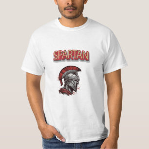 T-shirt Fierté du guerrier - Casque spartiate avec Plume r