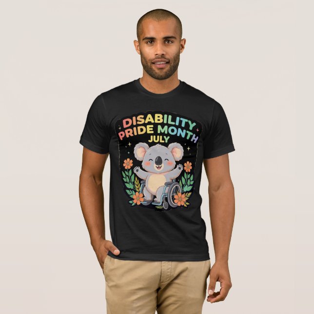 T-shirt Fierté du handicap (Devant entier)