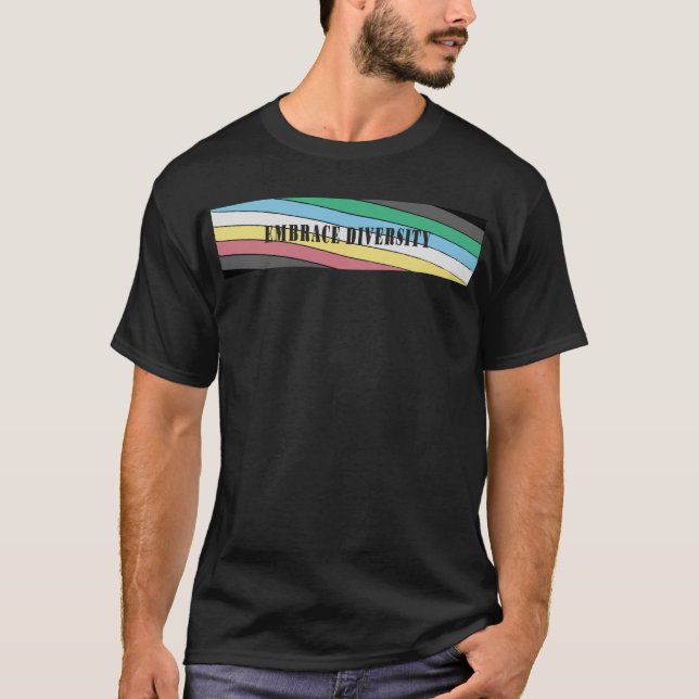 T-shirt fierté du handicap-embracez la diversité (Devant)