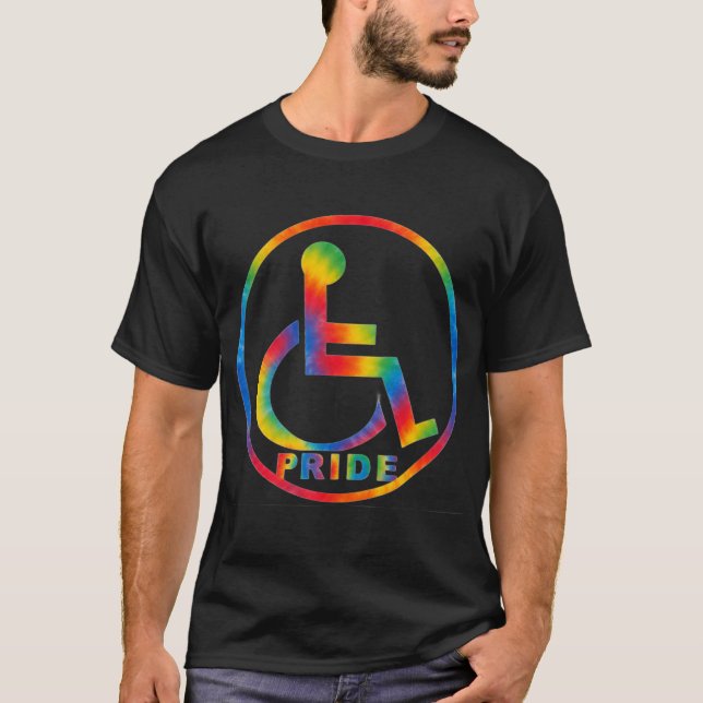 T-Shirt Fierté du Handicap (Modèle 2)  (Devant)