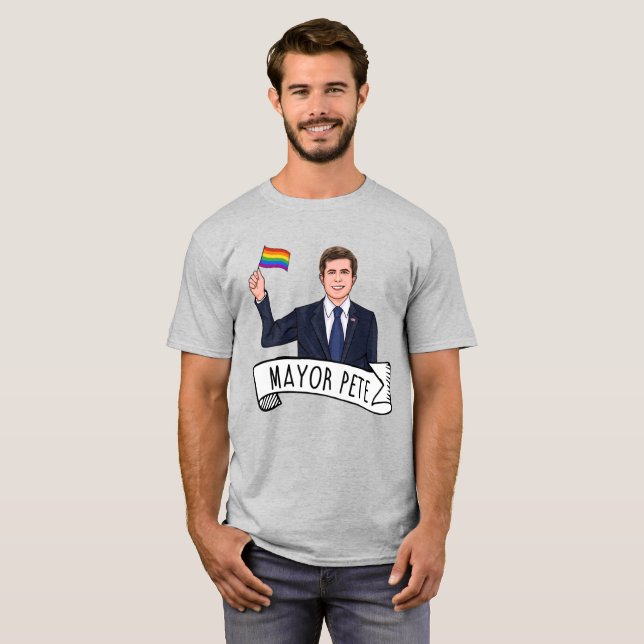 T-shirt Fierté du maire Pete (Devant entier)