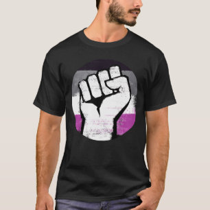 T-Shirt Fierté du poing asexué