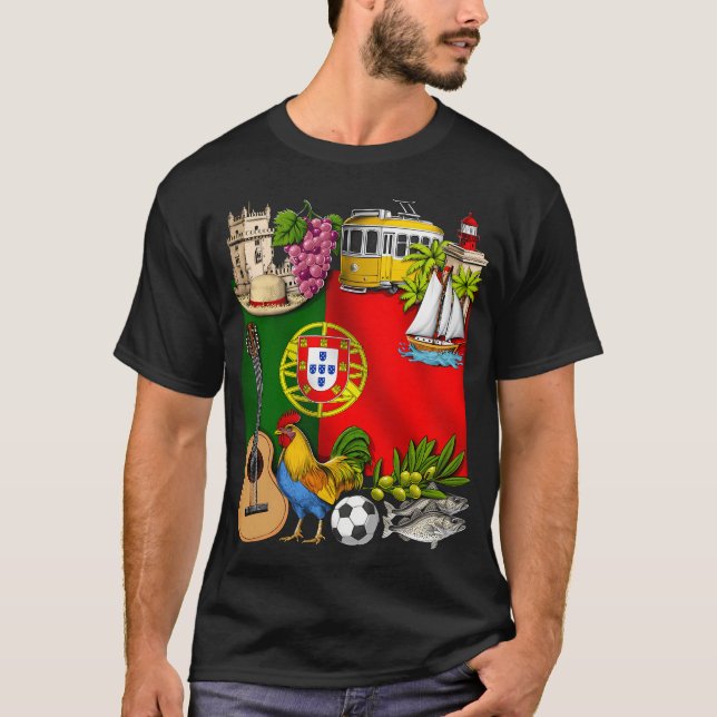 T-shirt Fierté du Portugal (Devant)