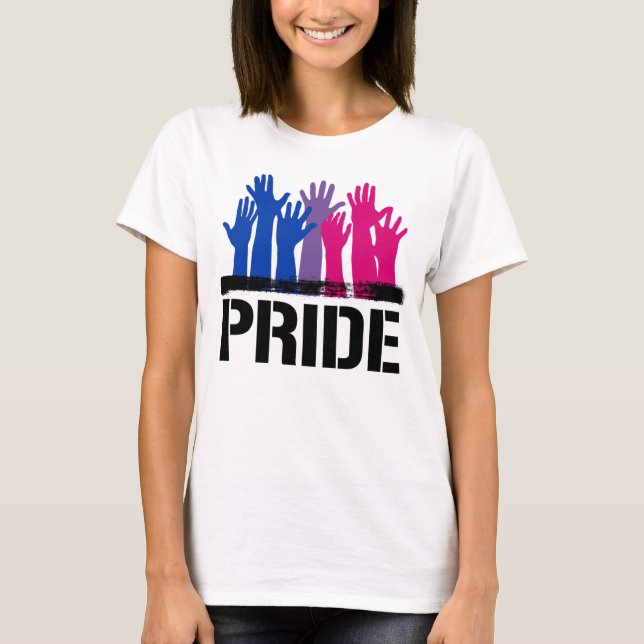 T-shirt Fierté ensemble bisexuelle (Devant)
