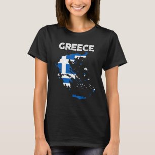 T-shirt Fierté et patrimoine patriotique racines grecques
