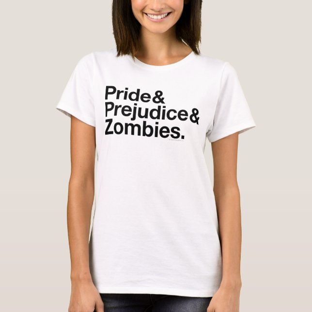 T-shirt Fierté et Predjudice et zombis 2 (Devant)