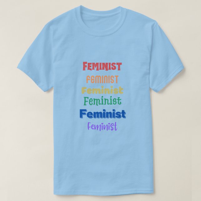 T-shirt fierté féministe (Design devant)