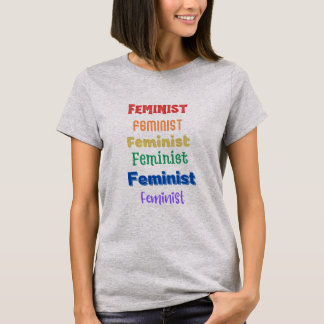 T-shirt fierté féministe - police de caractères amusante -