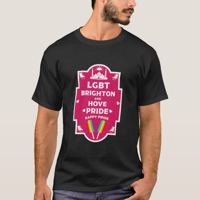 T-shirt Fierté gay de Brighton (Devant)