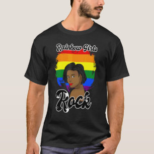 T-shirt Fierté Gay Pretty Melanin Lgbt Couleurs Arc-en-cie