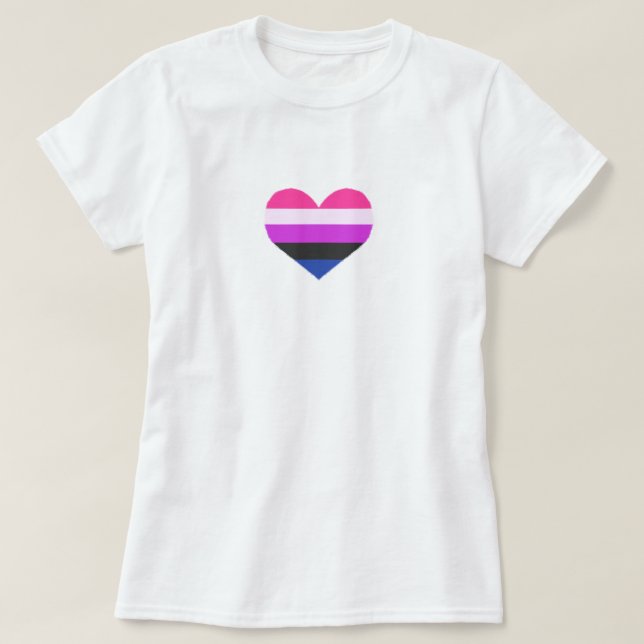 T-shirt Fierté Genderfluide (Design devant)