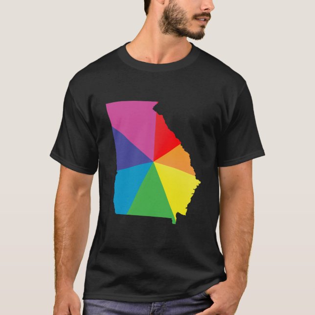 T-shirt fierté géorgienne. angélisée. (Devant)
