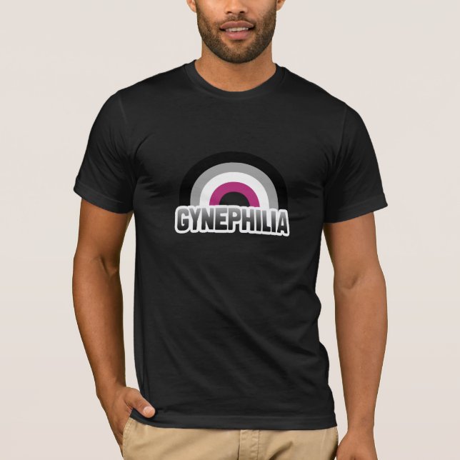 T-shirt Fierté gynéphile (Devant)