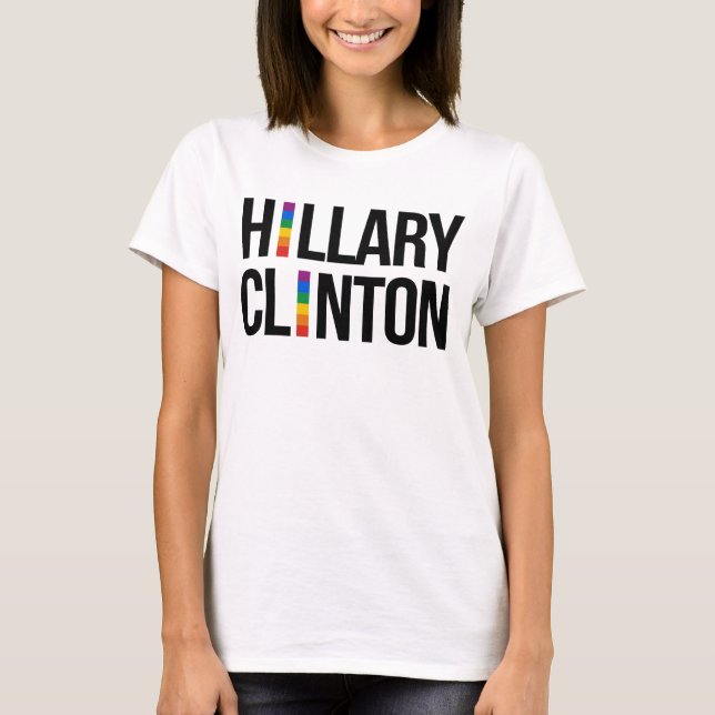 T-shirt Fierté Hillary Clinton (Devant)