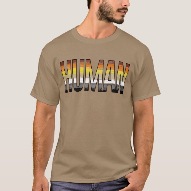 T-shirt Fierté humaine de l'ours (Devant)