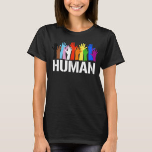 T-SHIRT FIERTÉ HUMAINE DIVERSE MAINS