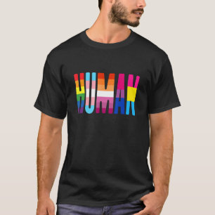 T-shirt Fierté humaine Lgbtq Rainbow Transgenre Bisexual L