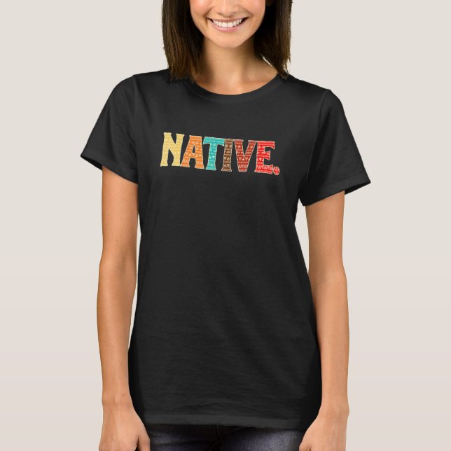 T-shirt Fierté indienne native Cherokee amérindienne indig (Devant)