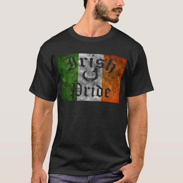 T-shirt FIERTÉ IRLANDAISE par BULL DES BOIS (Devant)