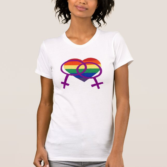 T-shirt Fierté lesbienne (Devant)