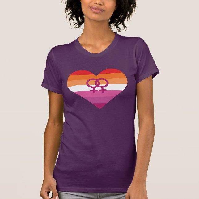 T-Shirt Fierté Lesbienne (Devant)