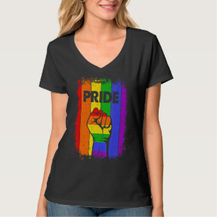 T-shirt Fierté Lgbt Drapeau Gay Arc-en-ciel coloré