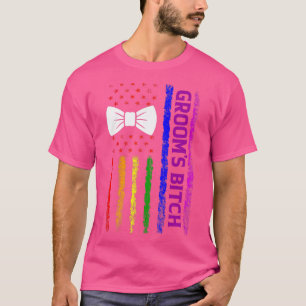 T-shirt Fierté LGBT Gay Enterrement de vie de garçon Engag
