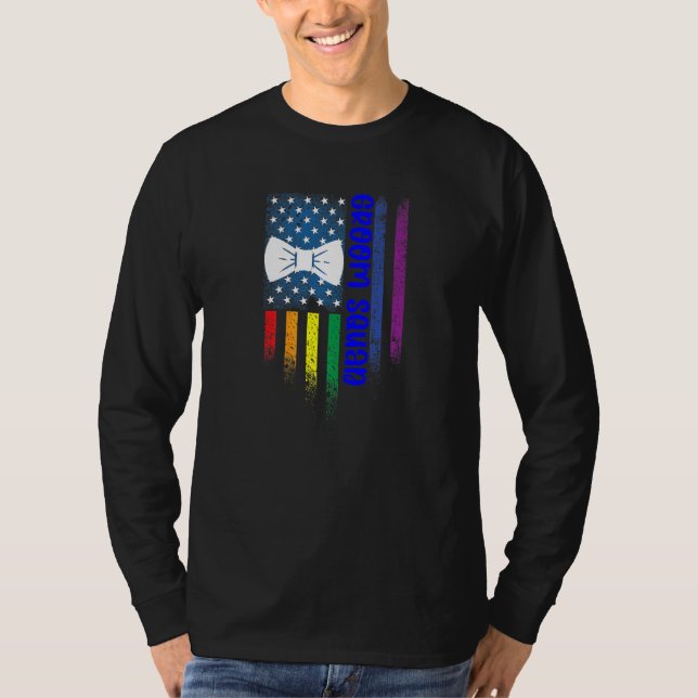 T-shirt Fierté Lgbt Gay Enterrement de Vie de Garçon Engag (Devant)