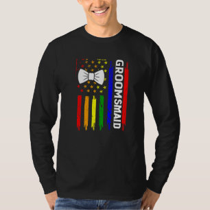 T-shirt Fierté LGBT Gay Enterrement de vie de garçon Fianç