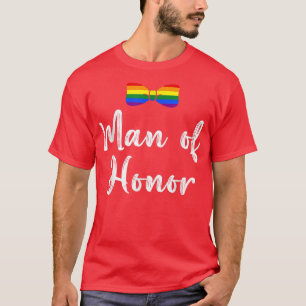 T-shirt Fierté Lgbt Gay Enterrement de Vie de Garçon Homme