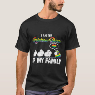 T-shirt Fierté LGBT Je Suis L'Arc En Ciel De Mon Famille L