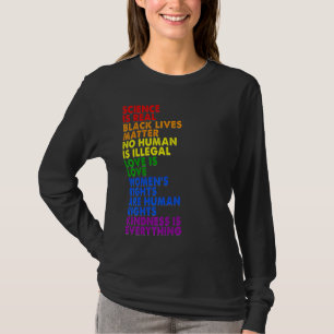 T-shirt Fierté Lgbt La science est un vrai Blm L'amour est