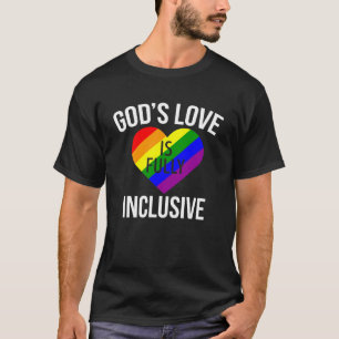 T-shirt Fierté LGBT L'amour de Dieu est un arc-en-ciel com