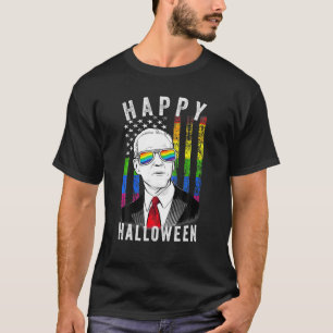 T-shirt Fierté LGBTQ Biden Heureux Halloween Pour Pride LG