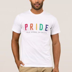 T-shirt Fierté   LGBTQ Gay Rainbow moderne