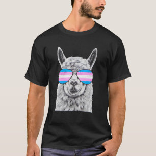T-shirt Fierté LGBTQ Transgenre Trans Llama