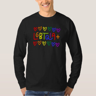 T-shirt Fierté LGBTQIA Plus Mignon Gay Lesbienne Bi Trans