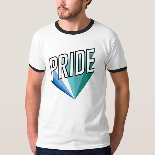 T-shirt Fierté masculine gay (Devant)