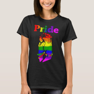 T-shirt Fierté Mois Amour Est Amour Arc-en-ciel Drapeau Fi