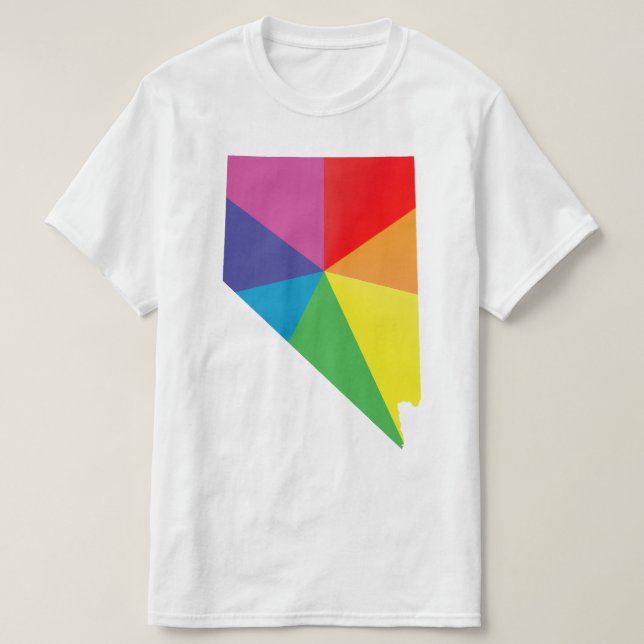 T-shirt fierté nevada. (Design devant)