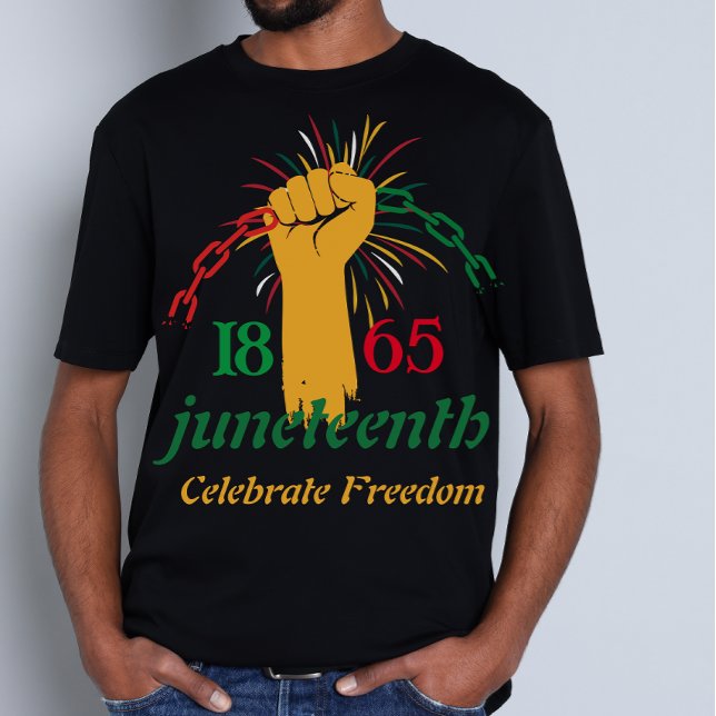 T-shirt Fierté noire liberté Juneteenth  (Créateur téléchargé)