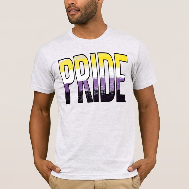 T-shirt Fierté non binaire (Devant)