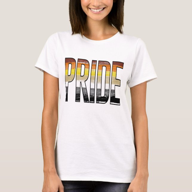 T-shirt Fierté Oursonne Mot (Devant)