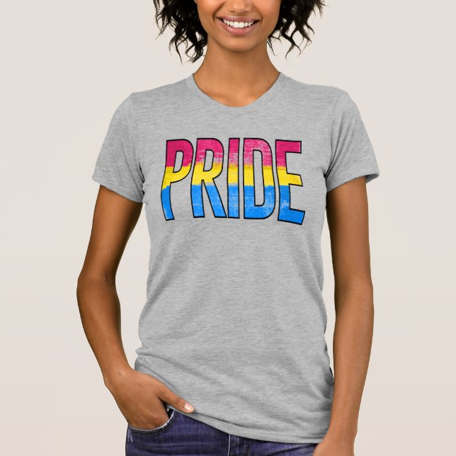 T-shirt Fierté pan (Devant)