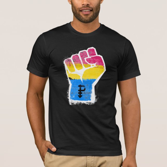 T-Shirt Fierté Pansexuelle (Devant)