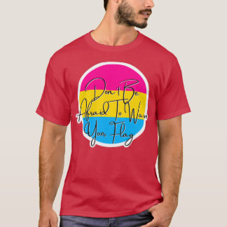 T-shirt Fierté Pansexuelle Vêtez Votre Drapeau